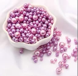 150Pcs Mix Size 3-8mm Beads With Hole Colorful Pearls Round Acrylic Imitation Pearl for DIY Jewelry Making Necklace Bracelet