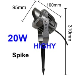 LED Lawn Light 20W Wall Washer Waterproof Floodlights Narrow Beam Spot Lamp Outdoor Landscape Lighting 100-240V Pillar Lighting