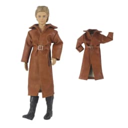 1 Set Doll Clothes Leather coat Outfit for 12 inch Ken Doll Many Style for Choice A02