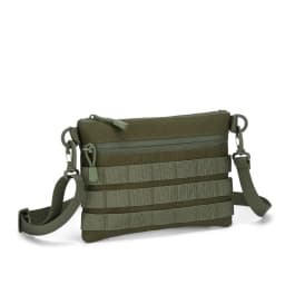 Tactical MOLLE Crossbody Bag Portable 600D Nylon Water Resistant EDC Shoulder Bag for Daily Commute Outdoor Hiking
