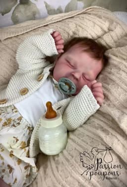 21inch Reborn Doll Kit Peaches Soft Touch Fresh Color Unfinished Unpainted DIY Reborn Doll Parts Muñeca Kit Bebe Reborn