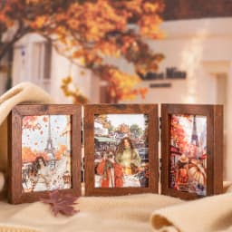 20 Sheets Paris Autumn Series Travel Theme Dual Material Sticker Book for DIY Scrapbooking Photo Frame Collage Decoration