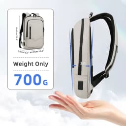 HK High-Quality Backpack 15.6-Inch Laptop Bag Men's Business Commuter Backpack Waterproof Oxford Fabric Lightweight Travel Bag