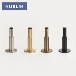 Nurlin Brass Door Plain Stop Bathroom Door Room Stopper Floor Wall Mountnt Bumper Holder Catch Antique Brass Matt Black Nickel