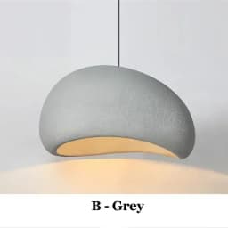 Nordic Wabi Sabi Ceiling Chandelier Modern E27 LED Dining Table Pendant Lights for Living Room Bedroom Loft Decor Hanging Lamp
