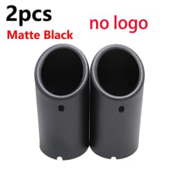 Car Exhaust Pipe Muffler Tip Cover For Audi A4 B8 A3 8V 8P A1 Q5 A5 Volkswagen VW Passat B7 CC Tiguan Car-Styling Accessories
