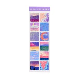 1 Sheet Adorable PVC Waterproof Laser Sticker for DIY Scrapbook Journal Diary Notebook phone Decoration