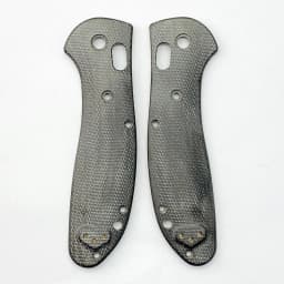 1pair Micarta Blade Handle Patch for BM 550 / 551 Knife Folding with Support Shaft Screw Knife Patch Material DIY Accessories