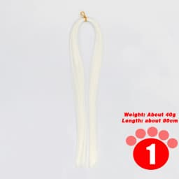 80CM 1/3 1/4 1/6 SD Doll Hair Accessories Salon Ob Heat Resistant Doll Wig Hair Hand Woven Modified DIY Hair Grafting Hair