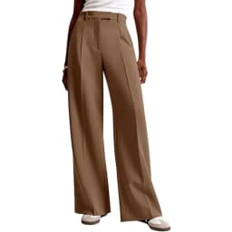 Aoaiiys Solid Suit Pants Women Simple Classic Straight Wide Leg Pants Office Lady High Waisted Trousers Spring Summer 2026 New