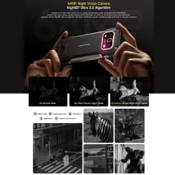 Ulefone Armor 27T Pro + Rugged Phone Thermal Imaging 12GB+256GB Night Vision 10600mAh 6.78'' Dimensity 6300 5G NFC Smartphone