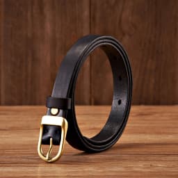 1.8CM Thin Genuine Leather Belts for Women Luxury Copper Buckle Cowskin Female Belt Simple Waist Belt For Jeans Candy Color