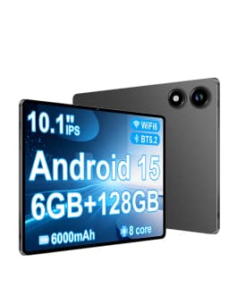 New 10.1 Inch Original Google Tablet Pc Octa Core 6GB RAM 128GB ROM Android 15 Dual SIM Phone Call Full HD Tablets 6000mAh