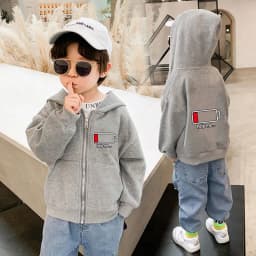 Dabbing Astronaut Jacket Boys Cotton Zipper Hooded Thin Coat Sports Spring Autumn Casual Cardigan Outerwear