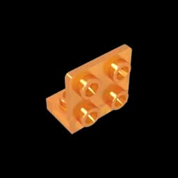 MOC PARTS GDS-642 ANGULAR PLATE 1.5 BOT. 1X2 2/2 compatible with lego 99207 children's toys Assembles Building Blocks Technical