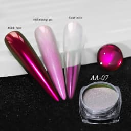 Magic Mirror Powder Chameleon Polarizing Nail Glitter High-Light Diamond Holographic Nail Art Pigments DIY UV Gel Manicure Dust