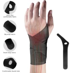 1PC Wrist Brace Compression Strap Wrist Support Carpal Tunnel Ultra-Thin Elastic for Tear,Wrist Brace for Arthritis Pain,Sprains