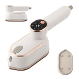 Handheld Steam Iron Foldable Garment Steamer 1200W Power Portable 3 Speed Steamer LCD Display Touch Screen Rotary Electric Iron