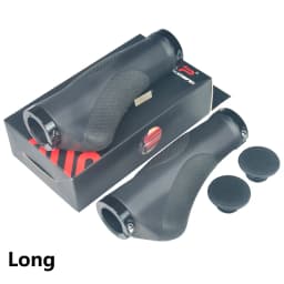 Bicycle Handlebar Grips TPR Rubber Comfy City Mountain Bike Scooter MTB Soft Cycling Handle Bar Cover End Non-slip Aluminum Lock