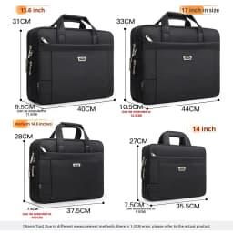 Large Capacity Briefcase Bag Men Business 17 15.6 14 inch Laptop Bag Shoulder  Canvas Handbags Messenger Work Tote Bag