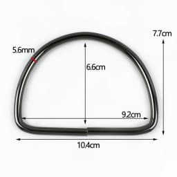 2/4/10Pcs Metal D Ring 9/11cm Bag Handles Purse Frame Women's Handbags Woven-bag Handle DIY Hardware Accessories Making Bags