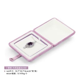 High Grade Double Open Jewelry Box Velvet Engagement Ring Box Wedding Ring Necklace Earring Gift Boxes Organizers Storage