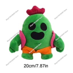 10cm-25cm Cartoon Cosplay Brawler Spike Plush Toy Cotton Pillow Dolls Cute Game Character Game Peripherals