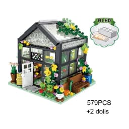 194PCS City Building Blocks Sets Kits Friends House Bedroom Kitchen Model 3 IN 1 Deform Brinquedos Educational Toys for Girls