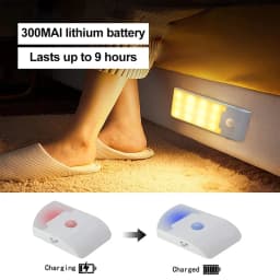 PIR Sensor LED Induction Night Light Rechargeable Closet Lights Magnetic Cabinet Lamp For Bedroom Corridor Stairs Bathroom