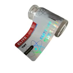 Custom Printed Glass Bottle Jar Labels, vial Labels for Cosmetic Jar, Hot Gold Stamping