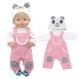 for 40cm Nenuco Doll Winter Clothes Coat Santa Claus 16 Inch Baby Doll Outfits Children Gift Toys Wears