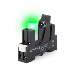 ENMG DIN-Rail 2NO2NC G2RL-1-E Thin Relay 16A Small Electromagnetic G2RL-2 DC 24Vdc Input State LED Indicator Transient Unipolar