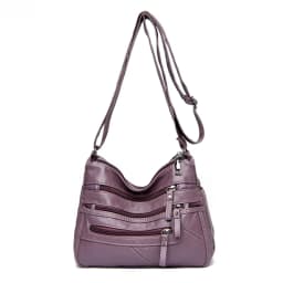 Multiple pockets Soft Leather Hand Bags For Women Luxury Handbags Women Bags Designer Shoulder Crossbody Bags