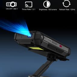 Unihertz by 8849 TANK 2 Pro - Rugged Projector Phone with 23800mAh Battery & Superior Projection