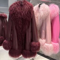 YOLOAgain Mongolia Sheep Fur Jacket Women Real Leather Coat Suede Jacket