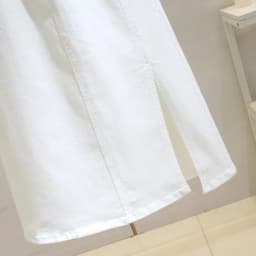 White High-waisted Denim Skirt 2026 New Women's Medium and Long A-shaped Split Hip Skirt