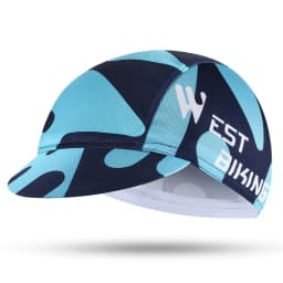 WEST BIKING Summer Cycling Cap with Brim Anti-UV Breathable Quick Dry Bike Hat Elastic Fits 52-62cm for Men Women Running Fishin
