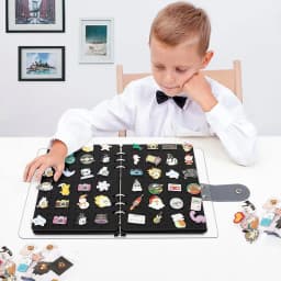 Felt Brooch Pin Display Storage Book DIY Badge Charms Organizer Booklet Badges Chest Souvenir Album Pin Holder Collection Gift