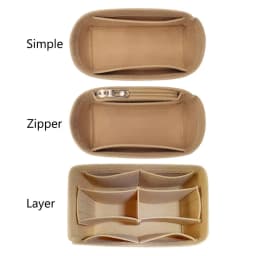 Durable Felt Handbag Insert Bag Storage Organization Purse Liner Bag Support Portable Internal Bag for For LV Nice Nano/Mini/BB