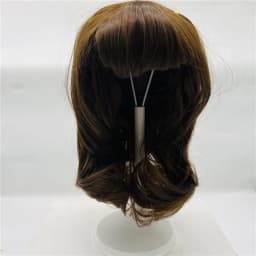 Fits Doll Head Circumference About 35cm/41cm Reborn Doll BJD Doll Hair Wig Short Brown Golden DIY Doll Hair Accessories