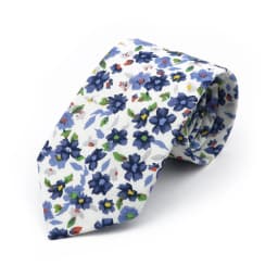47 Styles Floral Ties For Men Women Elegant Beautiful Flower Printed Necktie Narrow Skinny Cravat Fit Wedding Party Workplace