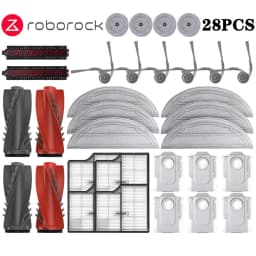 Roborock Saros 10 / S9 MaxV Ultra Robot Vacuum Spare Parts Main Side Brushes Mop Cloths HEPA Filters Dust Bags Accessories
