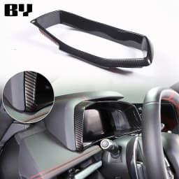For Chevrolet Corvette C8 2020-2024 Car Accessory ABS Carbon Fiber Car Console Gear Shift Panel Cover door armrest Trim Sticker
