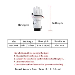 Unisex Windproof Waterproof Ski Gloves Warm Thick Anti-Skid Touch Screen Winter Gloves for Hiking Cycling