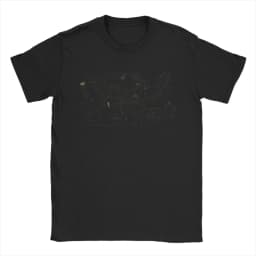Petey's Lumon Map Severance T Shirt Men 100% Cotton Vintage T-Shirt Round Neck MDR Tee Shirt Short Sleeve Clothing Gift Idea