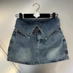 Y2k Hip Flange Wrapped A-line Skirt for women Denim Short Skirt Harajuku Streetwear Leisure Women High Waisted Self skirts