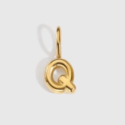 EMANCO Stainless Steel 3D Bubble Alphabet Charms Minimalist Style Letter Elements DIY Necklace Bracelet Jewelry Making