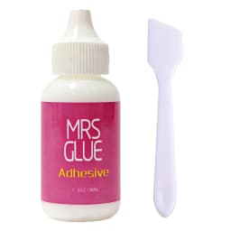 38ml Lace Wig Glue Waterproof Adhesive with Water-Based Formula Mild and Non-Irritating Quick-Drying Firmly Secures Wigs Lace