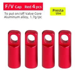 Deemount 2 in 1 Presta Caps F/V Valve Core Overhaul Install Tool CNC Anodized Alloy Light Weight Bicycle Valve Nipple 10/4/2PCS