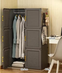 Aesthetic Display Wordrobe Partitions Dressing Rooms Space Saving Storage Waredrobe Organizer Women Vestidores Home Furniture